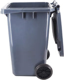 Trash Can, Outdoor, with Wheels and Cover, 240 L