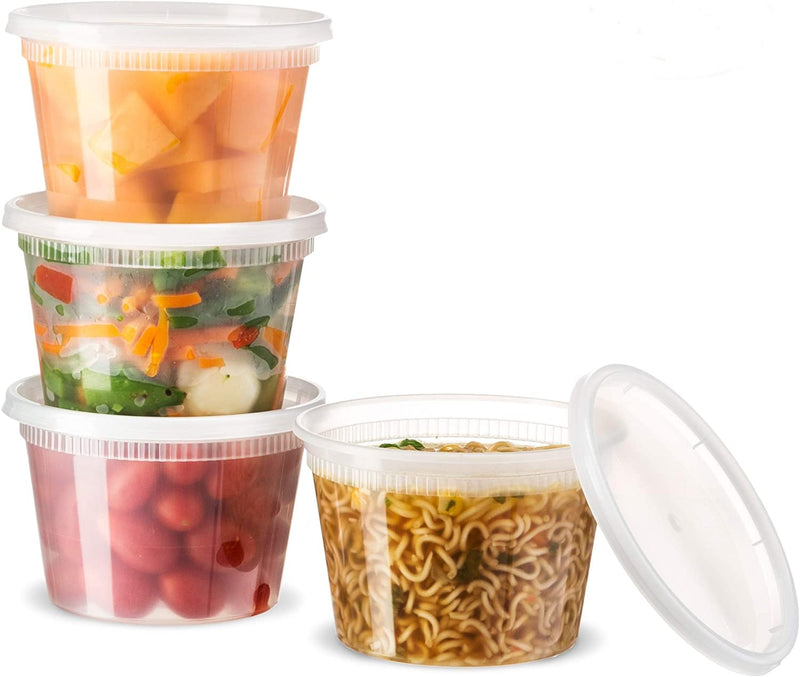 Packaging, Lunch Bowl, Round, Disposable with Lid