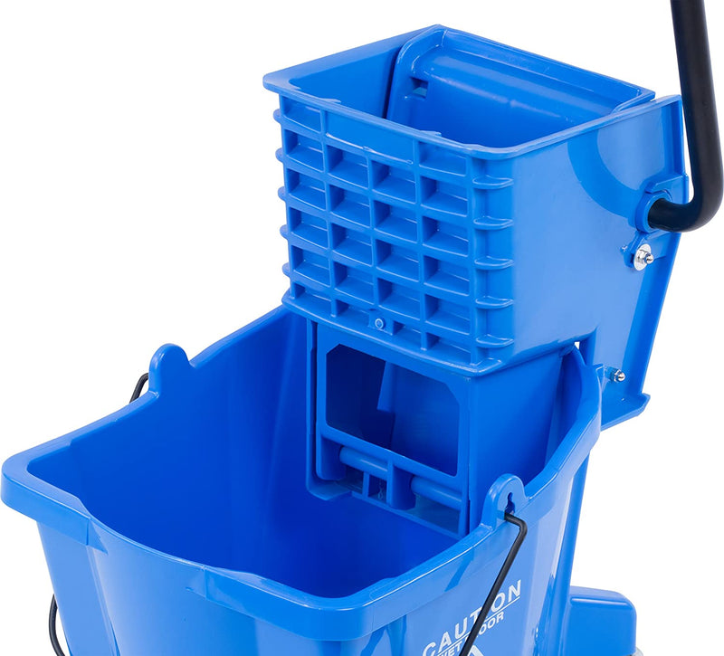 Mop Bucket Set, Plastic Bucket and Wringer, Mini