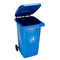 Trash Can, Outdoor, with Wheels and Cover, 120 L