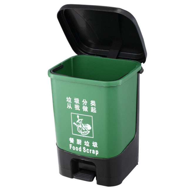 Dust Bin, Plastic, Square , Center Pedal 20L