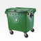Trash Can, Outdoor, with Wheels and Cover, 1100 L