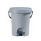 Dust Bin, Plastic Round, Center Pedal with Bucket & Basket, 16 Litre
