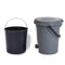 Dust Bin, Plastic Round, Center Pedal with Bucket & Basket, 16 Litre