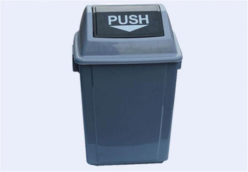Dust Bin, Plastic, 40Ltr Push Type